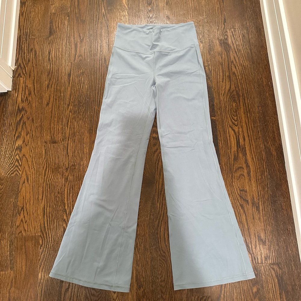Athleta elation flare pant, light blue